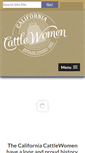 Mobile Screenshot of cattlewomen.org